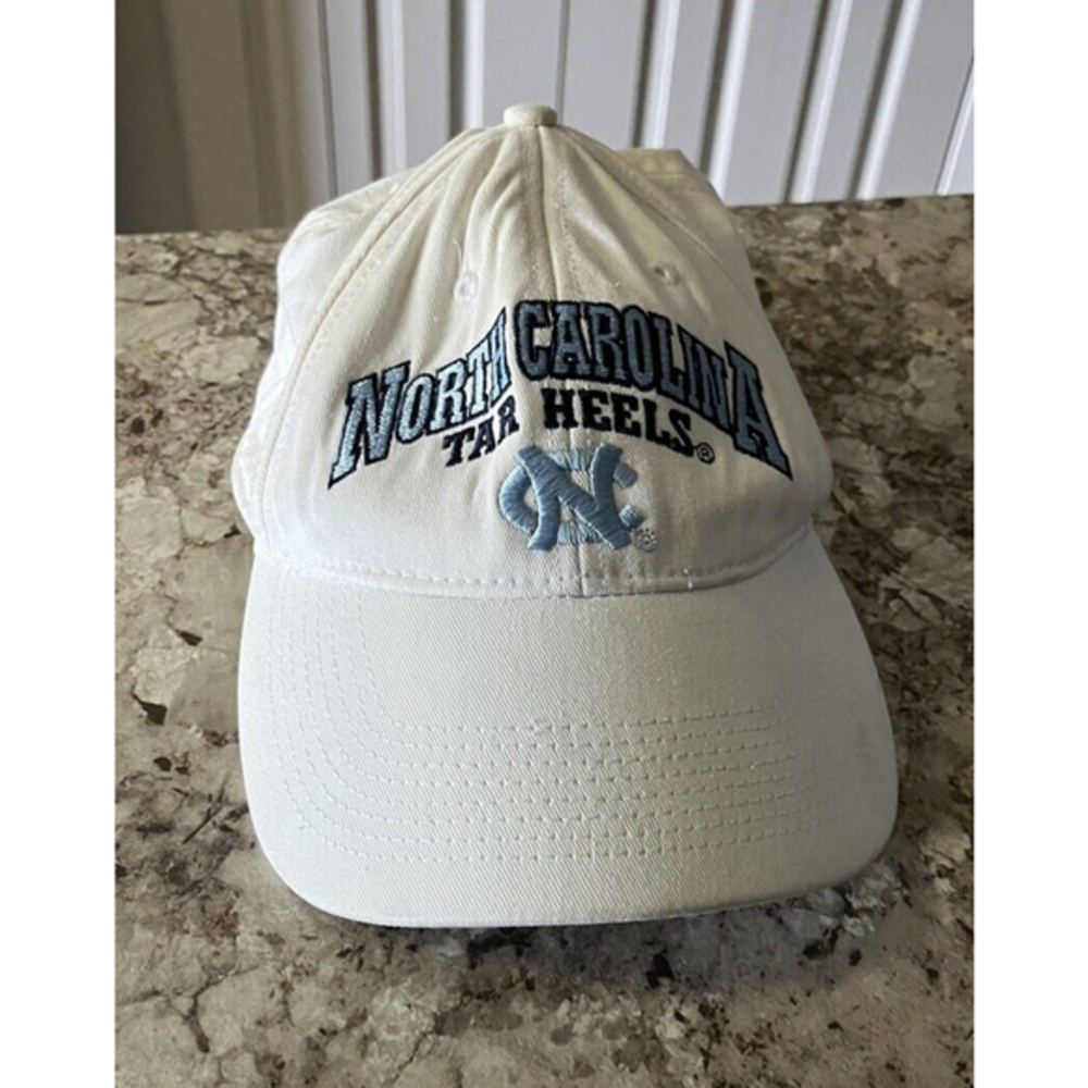 Vintage North Carolina Tar Heels‎ Adjustable Hat Cap Ivory ESPN College GameDay